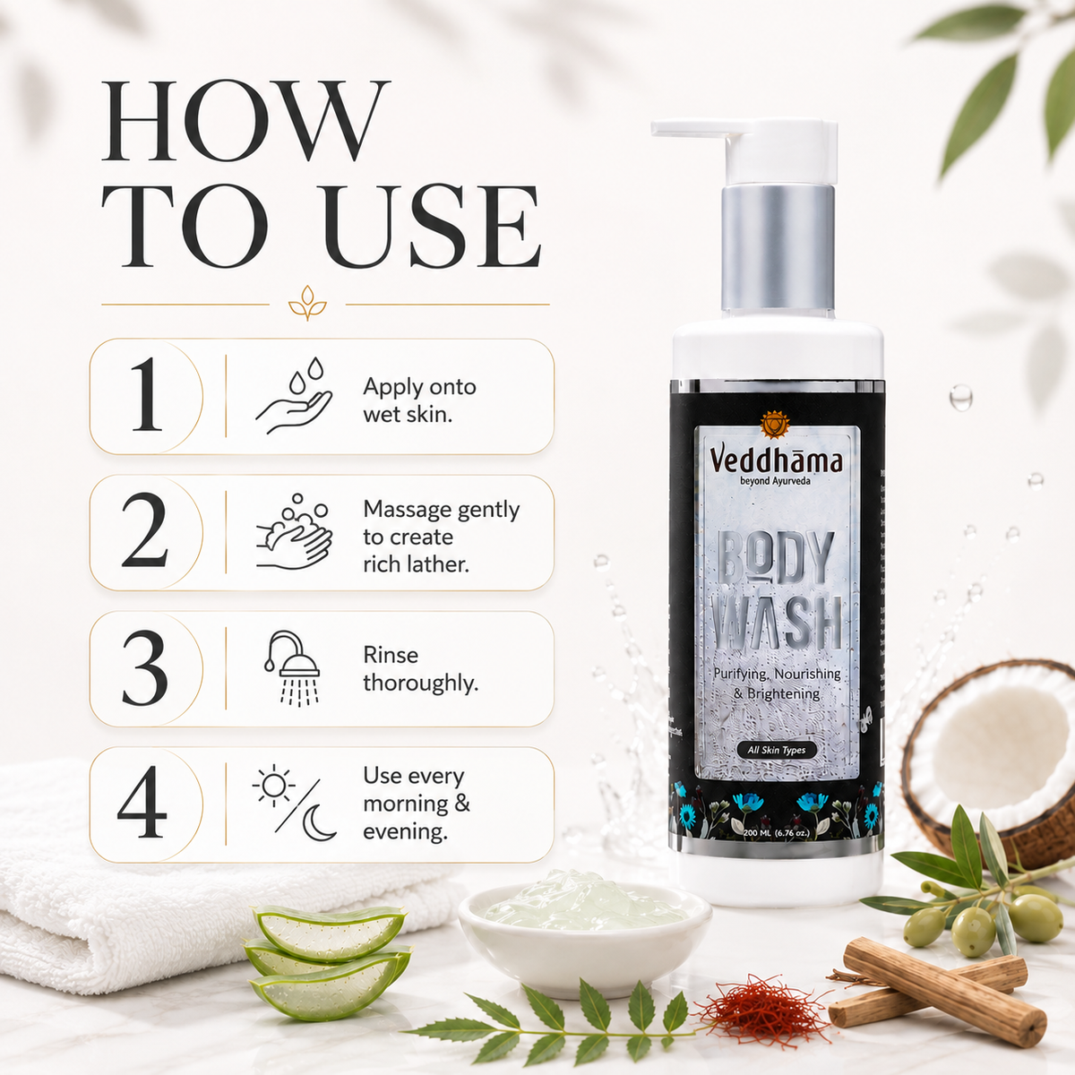Body Wash | Cleanse, Refresh & Nourish | 200ml