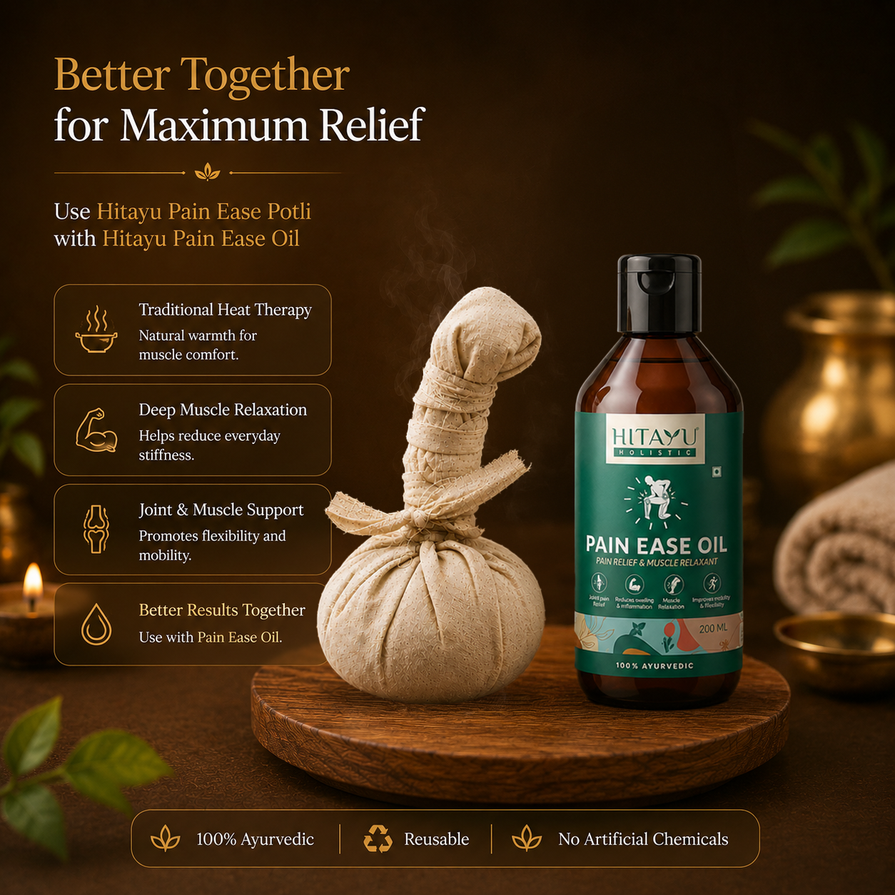 Pain Ease Potli | Traditional Heat Wellness Therapy