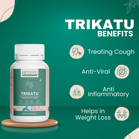 Trikatu Tablets | Ayurvedic Support for Digestion, Metabolism & Detox
