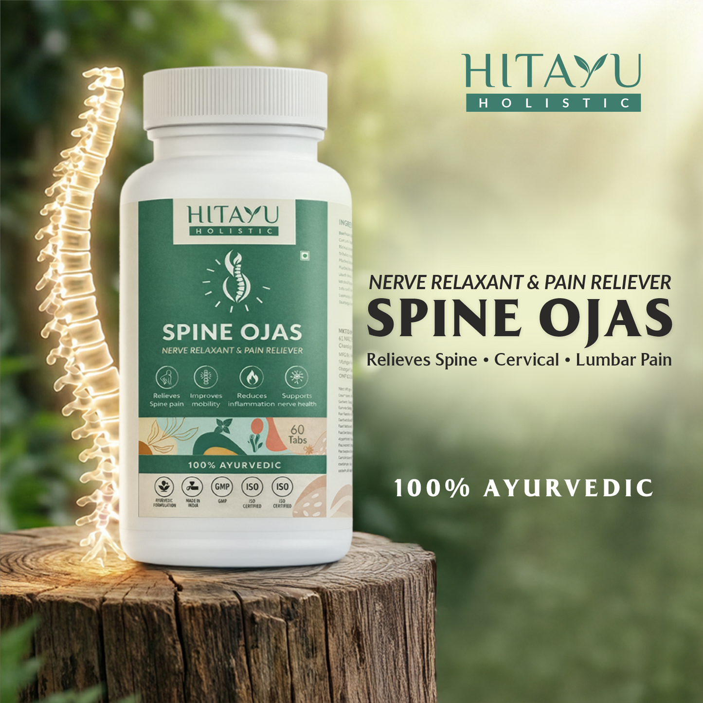 Sciatica Go + Spine Ojas Combo | Ayurvedic Spine & Nerve Wellness Combo