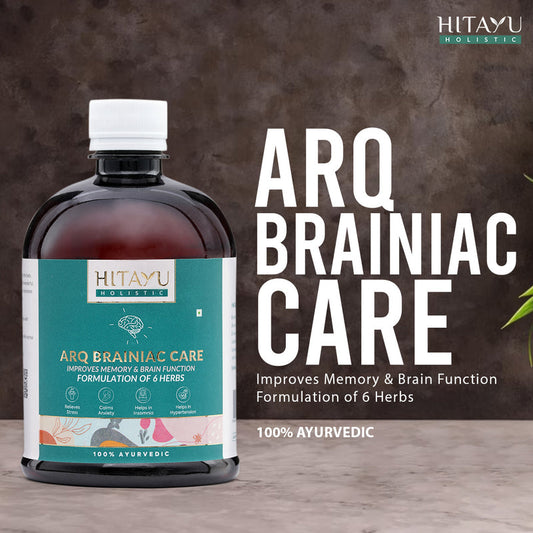 ARQ Brainiac Care | Ayurvedic Support for Stress, Sleep & Mental Wellness