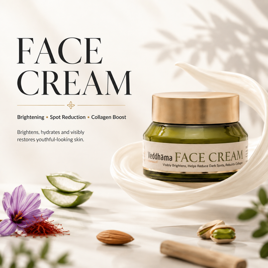 Face Cream | Brightening | Spot Reduction | Collagen Boost | 100% Chemical-Free