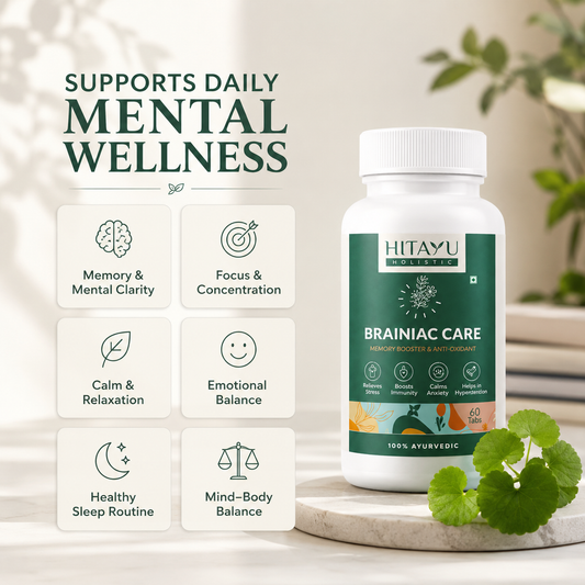 Brainiac Care: Mental Wellness Solution | Boost Focus, Memory & Stress Relief