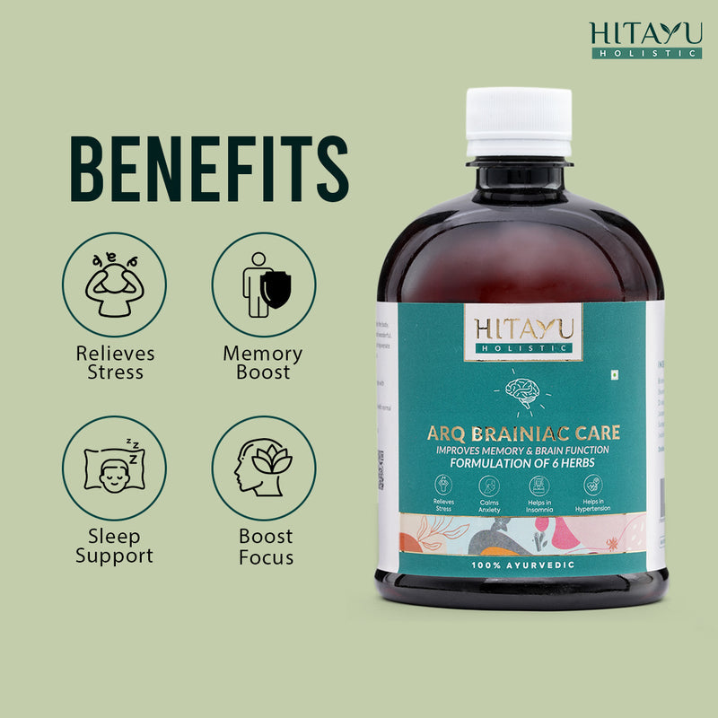 ARQ Brainiac Care | Ayurvedic Support for Stress, Sleep & Mental Wellness