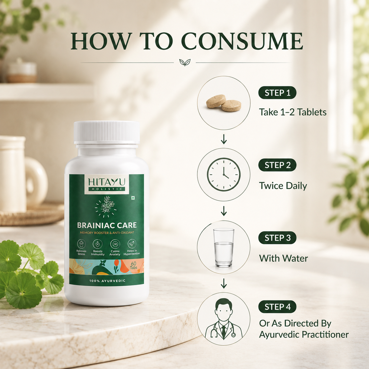Brainiac Care: Mental Wellness Solution | Boost Focus, Memory & Stress Relief