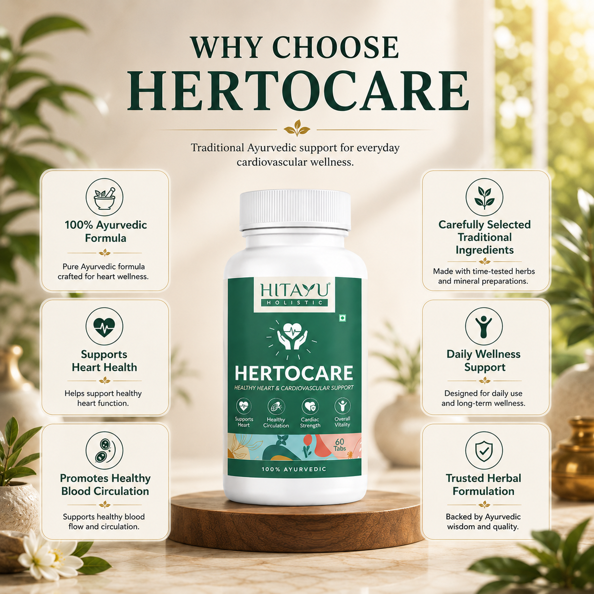 Hertocare | 60 Tablets