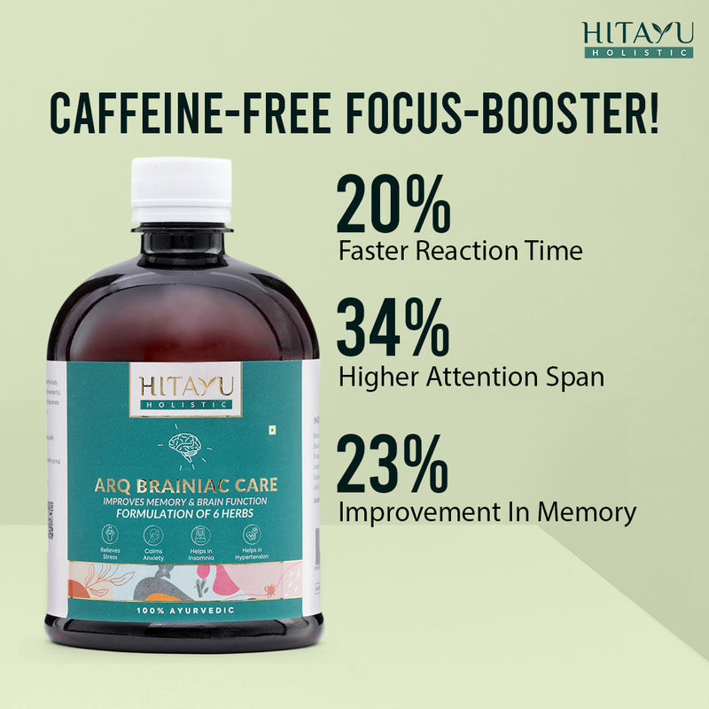 ARQ Brainiac Care | Ayurvedic Support for Stress, Sleep & Mental Wellness