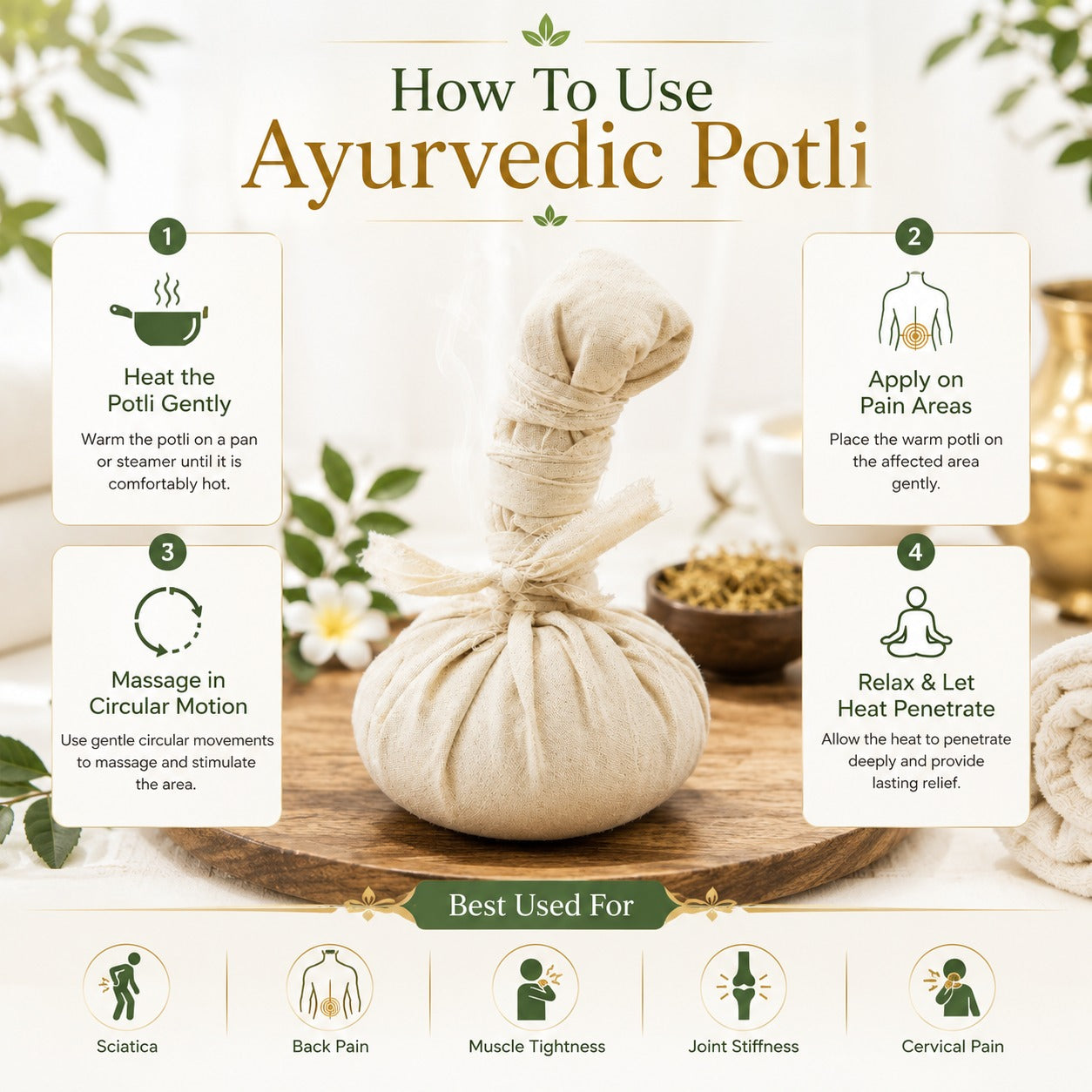 Pain Ease Potli | Traditional Heat Wellness Therapy