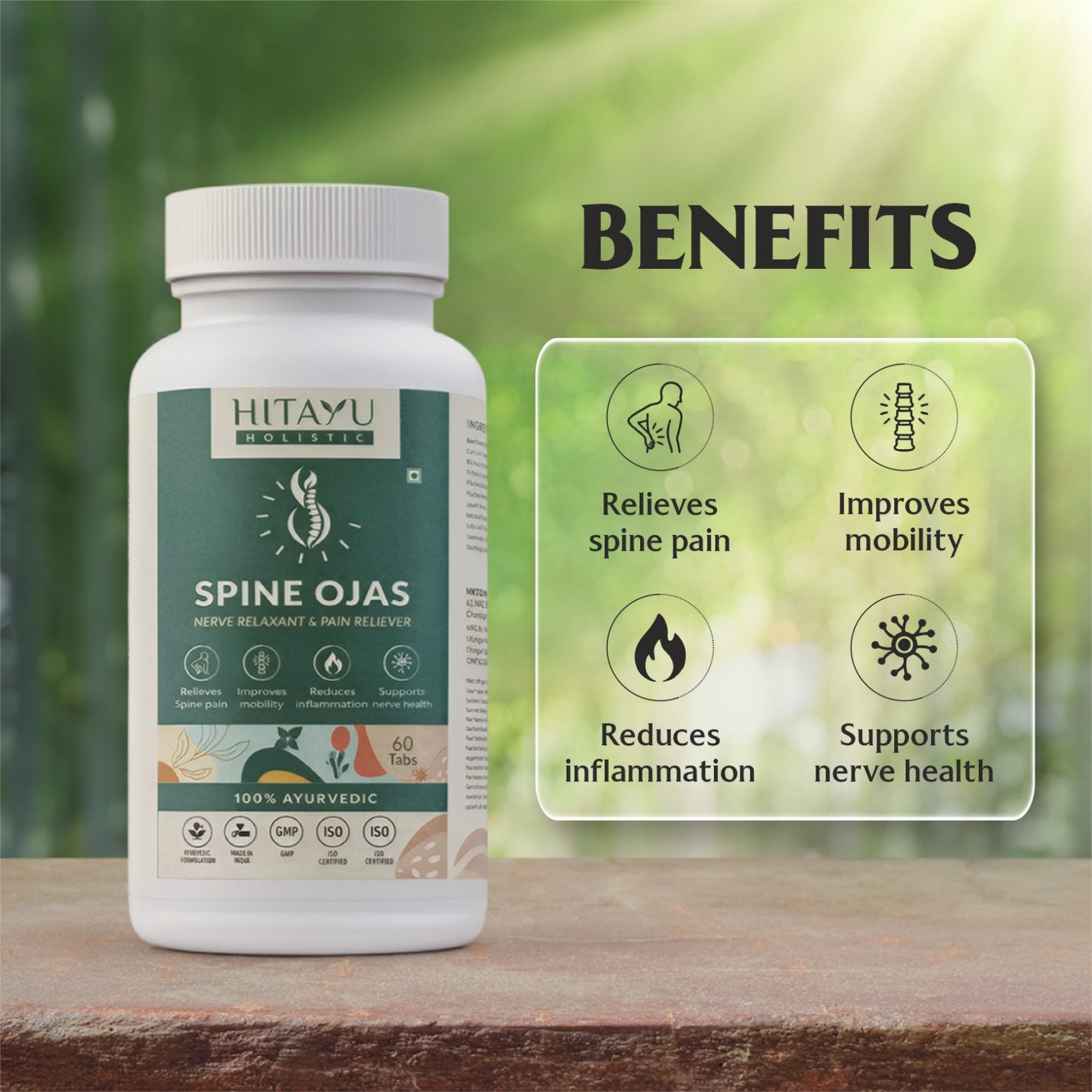 Sciatica Go + Spine Ojas Combo | Ayurvedic Spine & Nerve Wellness Combo