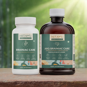 Brainiac care + Arq Brainiac | Ayurvedic Support for Sleep, Focus & Mental Wellness