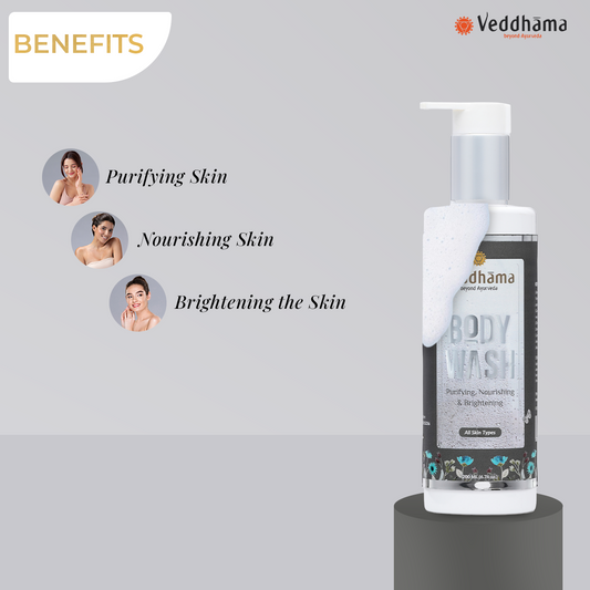 Ayurvedic Body Wash | Gentle Cleanse + Hydration + Glow | 100% Natural