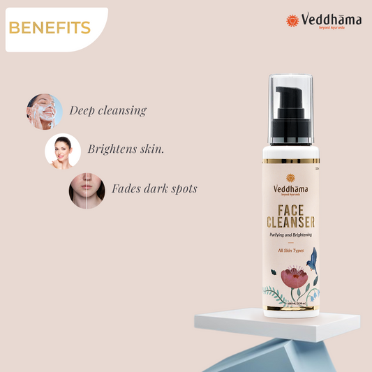 Ayurvedic Face Cleanser | Gentle Cleanse + Glow + Hydration | 100% Natural