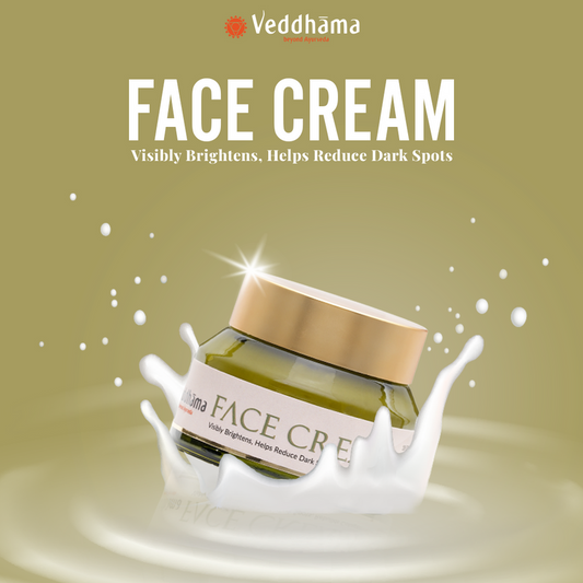 Ayurvedic Face Cream | Brightening | Spot Reduction | Collagen Boost | 100% Chemical-Free